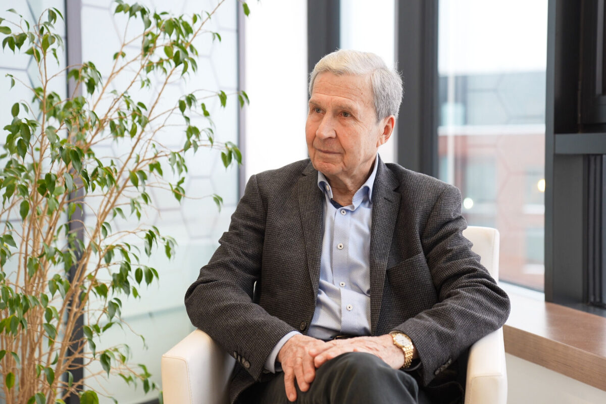 MRU garbės profesorius emeritas Vytautas Sinkevičius 