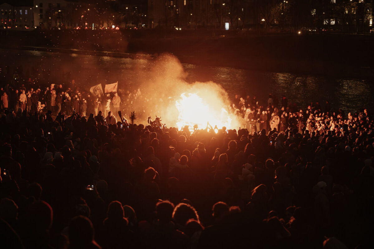 Juoku gydantis Užgavėnių šėlsmas Vilniuje