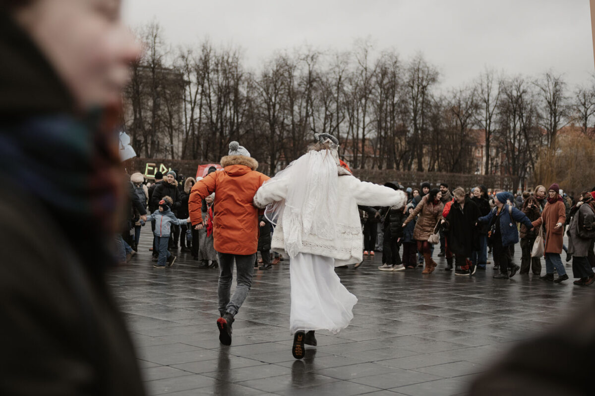 Juoku gydantis Užgavėnių šėlsmas Vilniuje