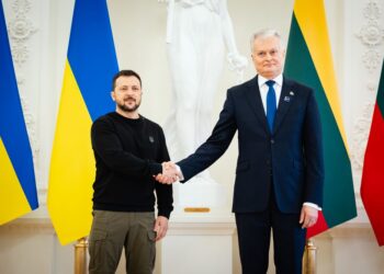 V. Zelenskis ir G. Nausėda