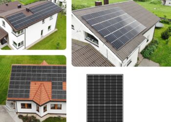 Namai su Saulės kolektoriais