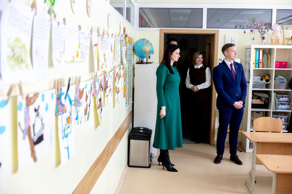 I. Ruginienė lankosi Vilniaus rajone