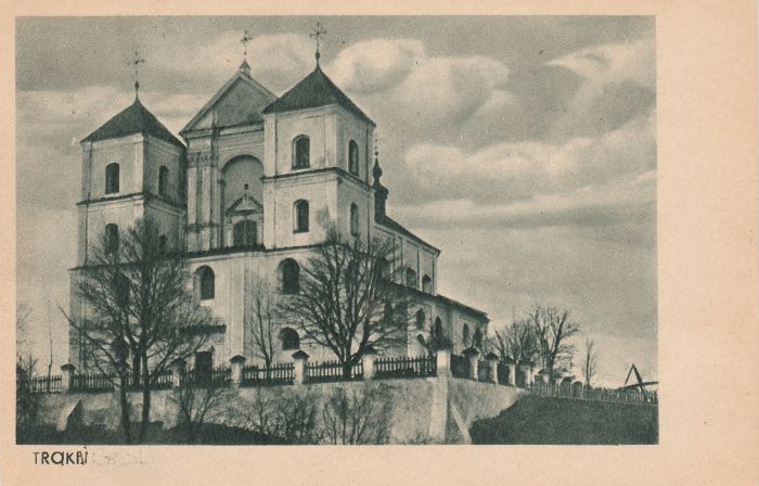 Atvirukas. Trakai. Bažnyčia. Kościól. Lenkija, Krokuva, 1939 m. 