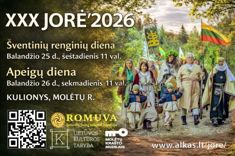 XXX Jorės plakatas | Rengėjų nuotr.