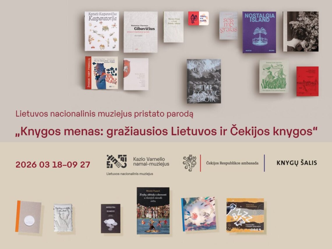 Knygos menas gražiausios Lietuvos ir Čekijos knygos