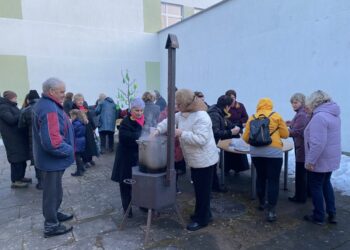 Kovo 11-osios šventės akimirka