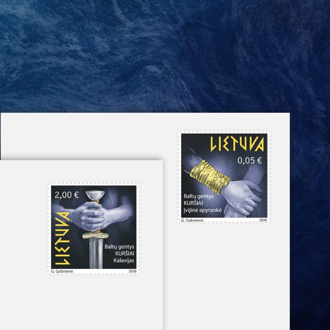 Pašto ženklai Baltų gentys. Kuršiai | post.lt nuotr.