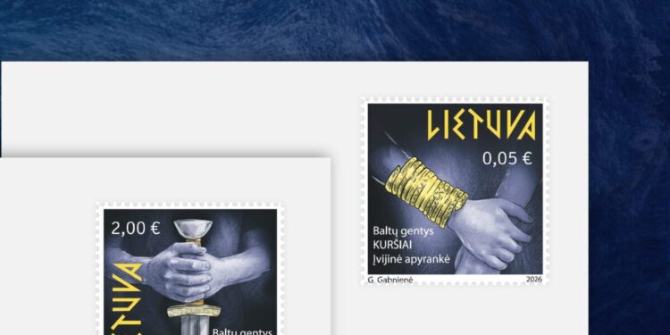 Pašto ženklai Baltų gentys. Kuršiai | post.lt nuotr.