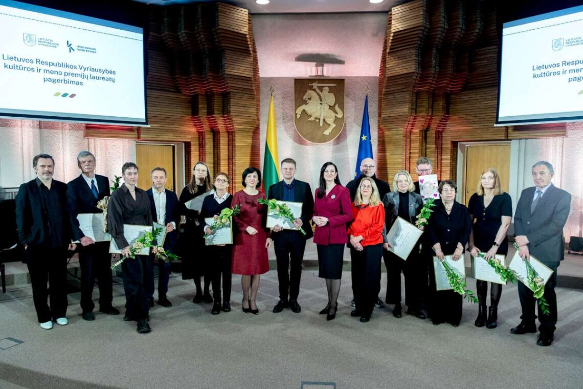 Vyriausybės kultūros ir meno premijos laimėtojai 2026m.