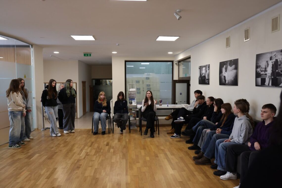 Rokiškyje penkių gimnazijų moksleiviai diskutavo apie kalbos laisvę
