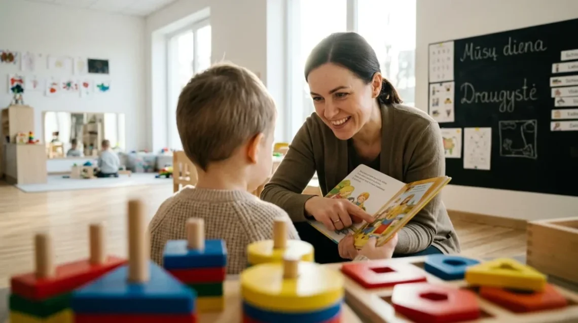 Ikimokyklinio ugdymo specialistai pabrėžia ankstyvojo skaitymo ir bendravimo svarbą vaiko psichinei bei protinei raidai