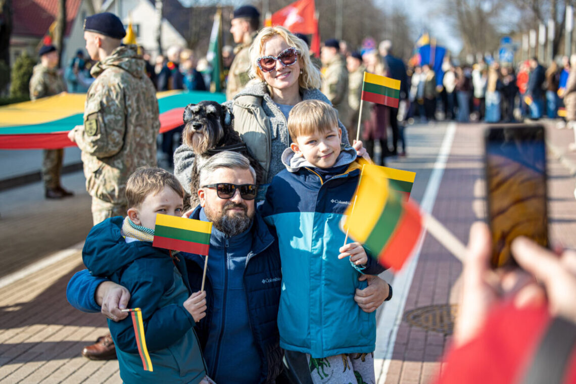 Akimirka iš Kovo 11-osios minėjimo 2025 m.