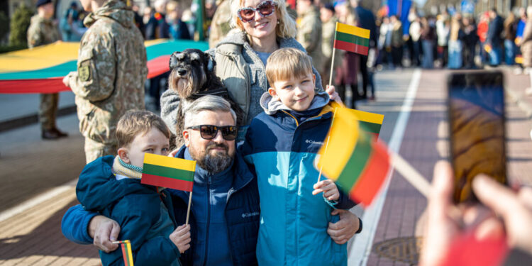 Akimirka iš Kovo 11-osios minėjimo 2025 m.