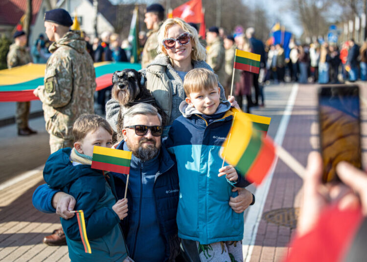 Akimirka iš Kovo 11-osios minėjimo 2025 m.