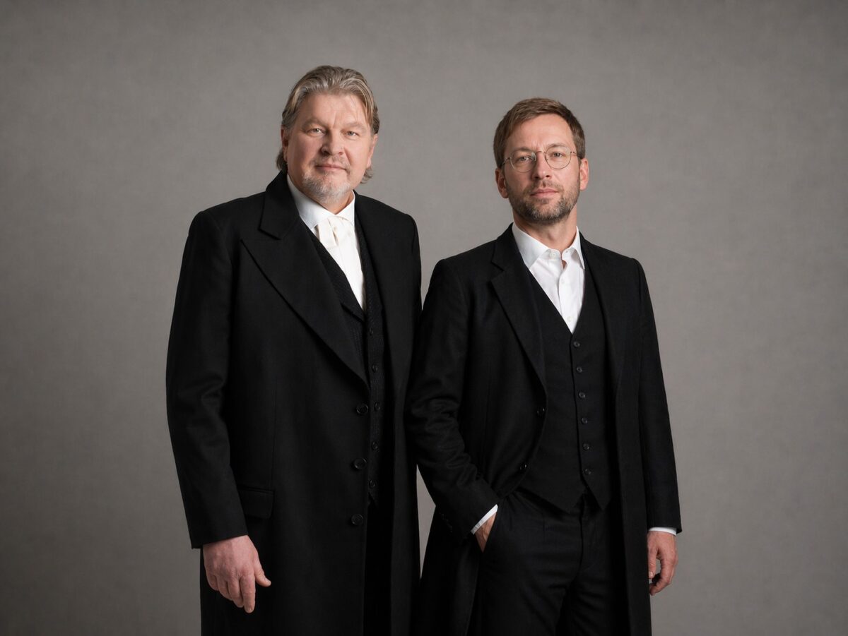 Atlikėjai Giedrius Prunskus (baritonas) ir Vilimas Norkūnas (pianoforte)