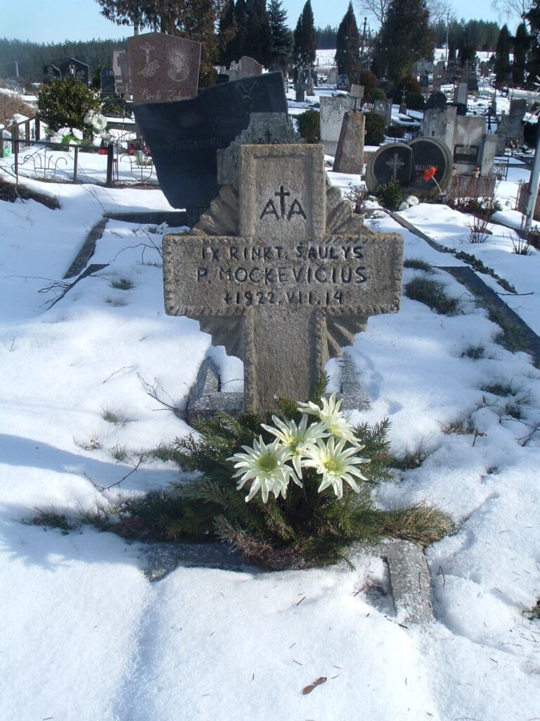 P. Mockevičiaus kapas. Lazdijai, 2007-02-16