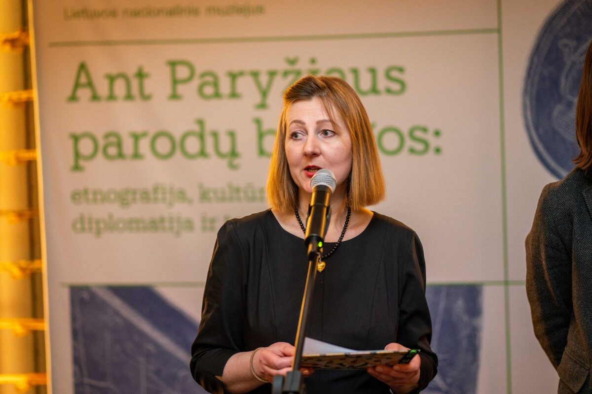 LNM Etnografijos ir antropologijos skyriaus vadovė dr. Miglė Lebednykaitė 