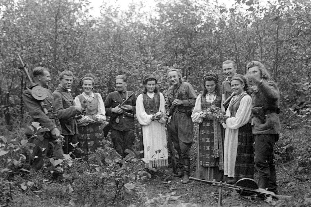 Nematytos Lietuvos partizanų fotografijos 