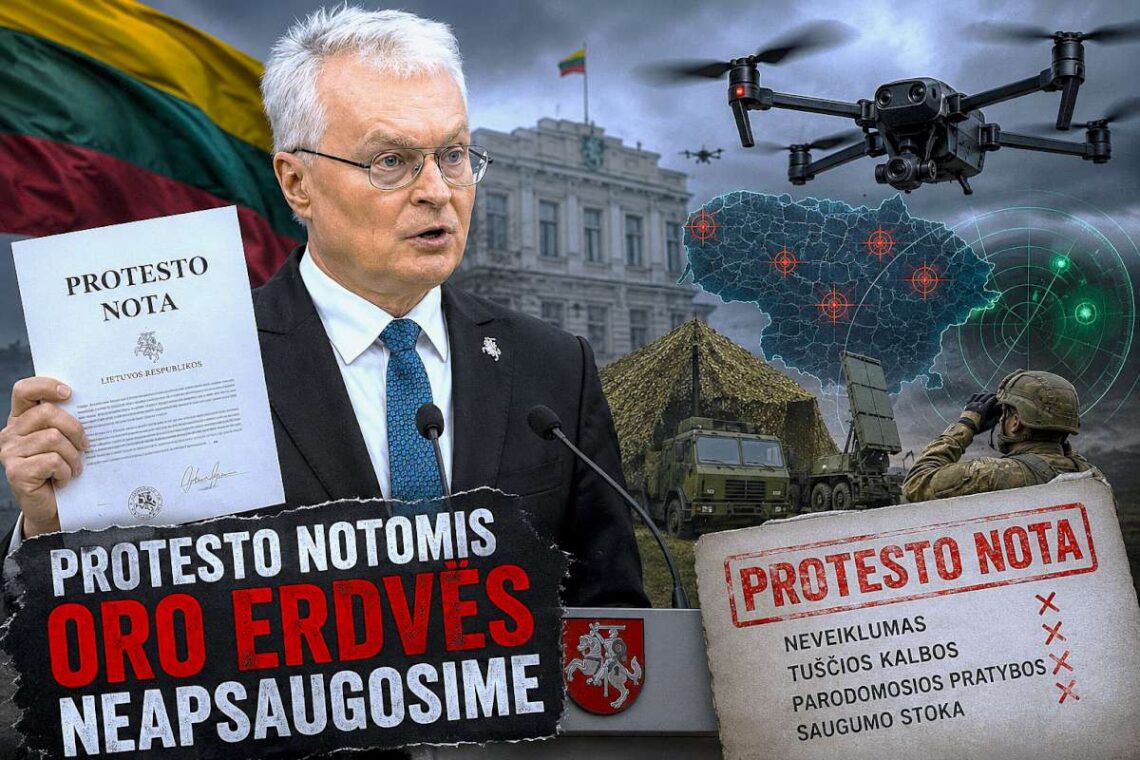 Lietuvos prezidentas su protesto nota