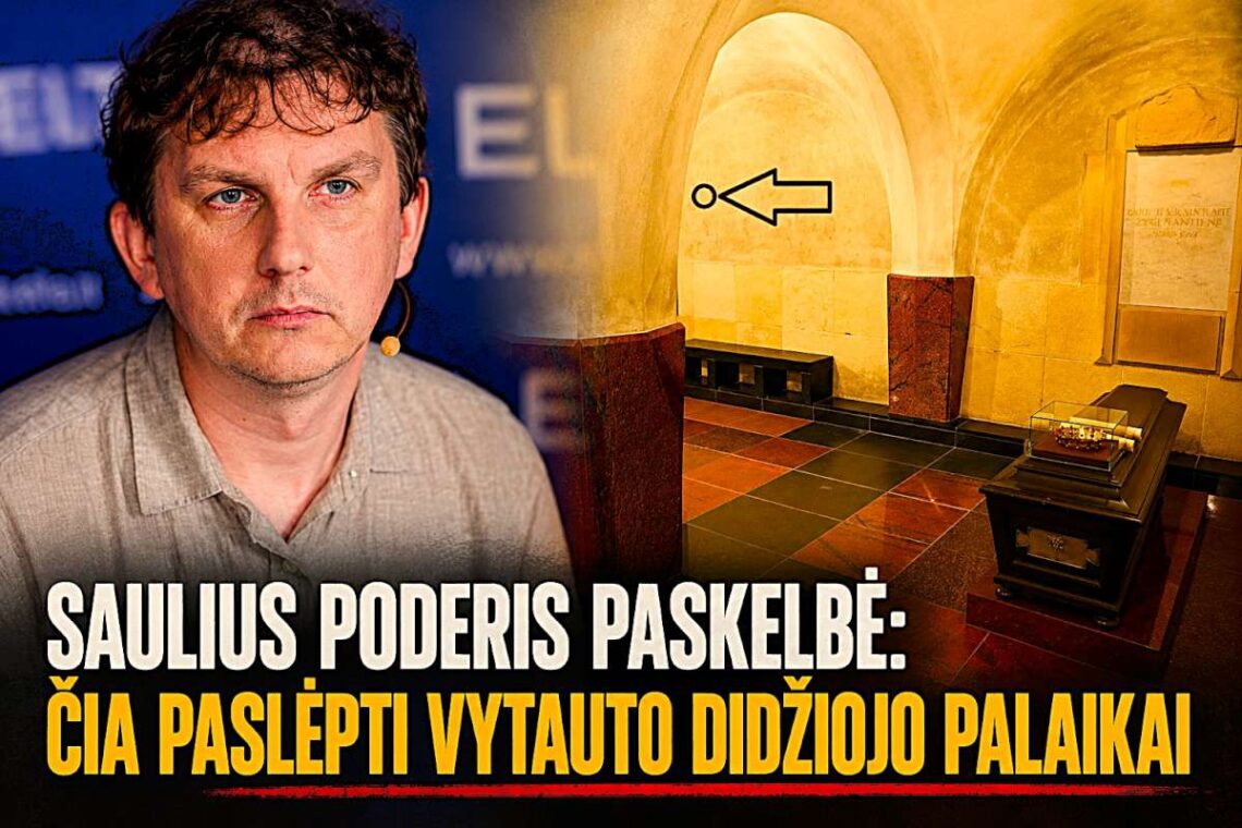 Saulius Poderis viešai paskelbė, kur, jo manymu, paslėpti Vytauto Didžiojo palaikai