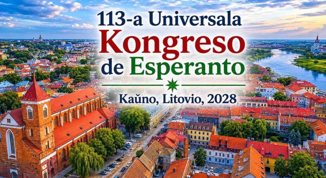 Pasaulio esperantininkų kongresas vyks Kaune