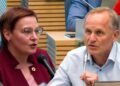 Daiva Ulbinaitė ir Rimantas Jankūnas Seime