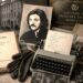 Sovietmečio pogrindinis atsišaukimas, rašomoji mašinėlė ir Romo Kalantos portretas antisovietinio pasipriešinimo kontekste
