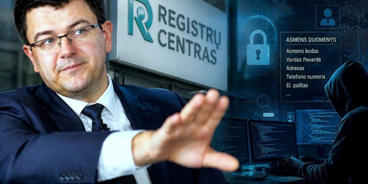 Vytautas Sinica Registrų centro duomenų vagystės ir kibernetinio įsilaužimo fone