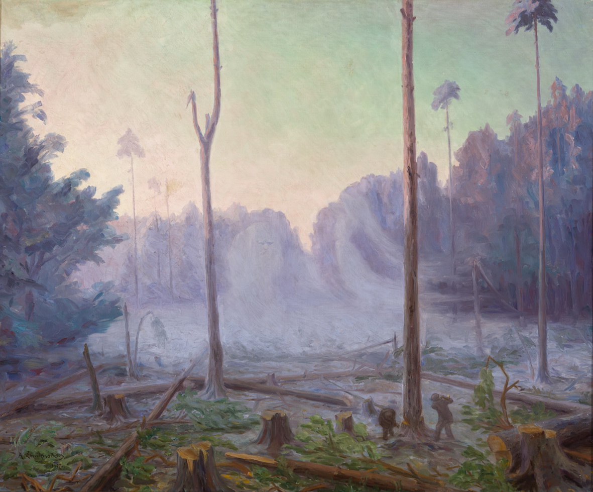 Zmuidzinavičius, „Miškas ūžia verkia gaudžia“, 1907 m.