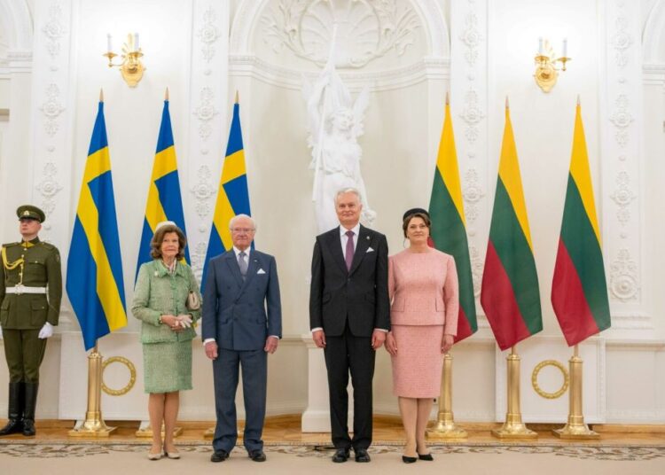 Lietuvoje vieši Švedijos Karalius