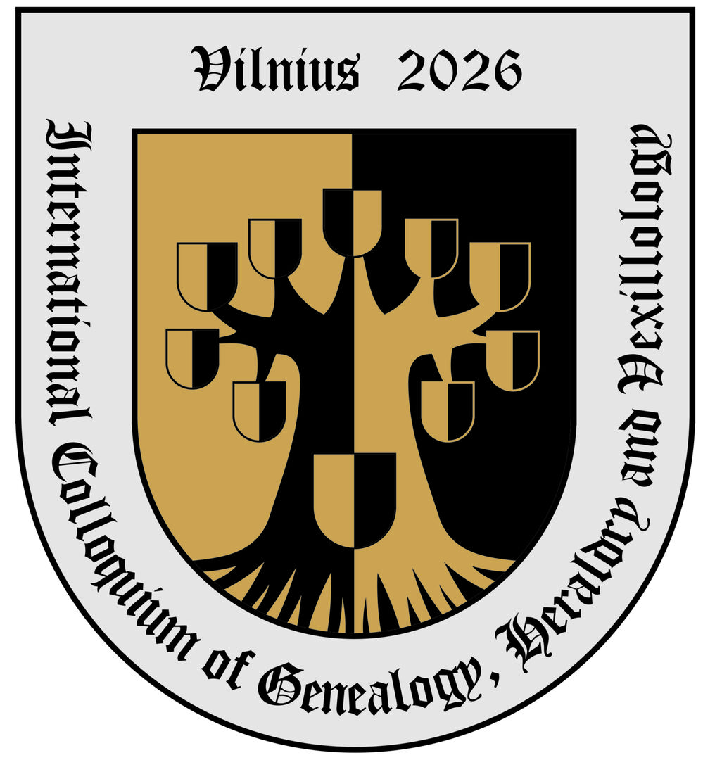 Vilnius tampa genealogijos, heraldikos ir veksilologijos traukos centru. Logotipas 