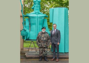 Prof. G. Karalius ir Trakų rajono savivaldybės meras Andrius Šatevičius