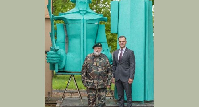 Prof. G. Karalius ir Trakų rajono savivaldybės meras Andrius Šatevičius