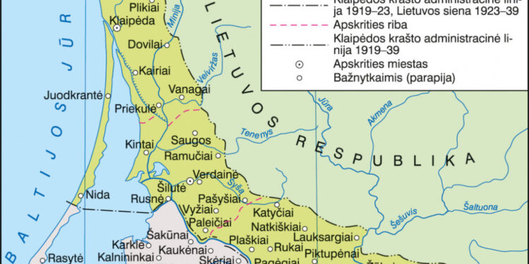 Žml. Klaipėdos kraštas 1919–1939 m.