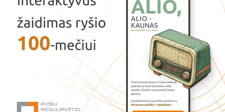 RRT orientacinis žaidimas „Ryšio 100-metis“