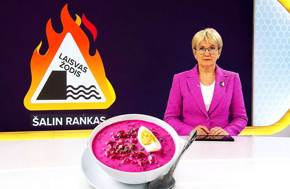 LRT studija, šaltibarščių dubuo ir simbolinis perspėjimas apie kultūros nustūmimą į šalį