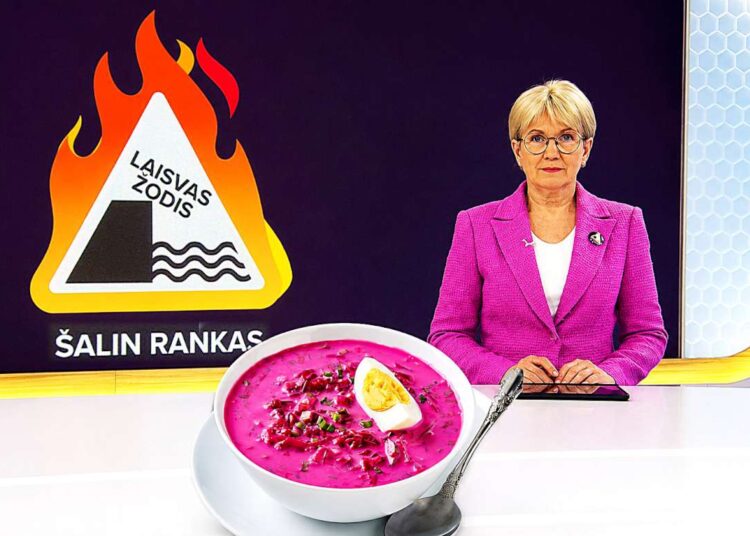 LRT studija, šaltibarščių dubuo ir simbolinis perspėjimas apie kultūros nustūmimą į šalį