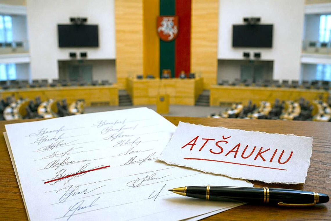 J. Mažylė. Atšaukimo (ne-) kultūra pagal seimūnus