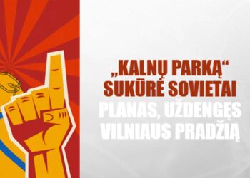 Vilniaus Kalnų parkas- sovietų planas