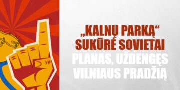 Vilniaus Kalnų parkas- sovietų planas