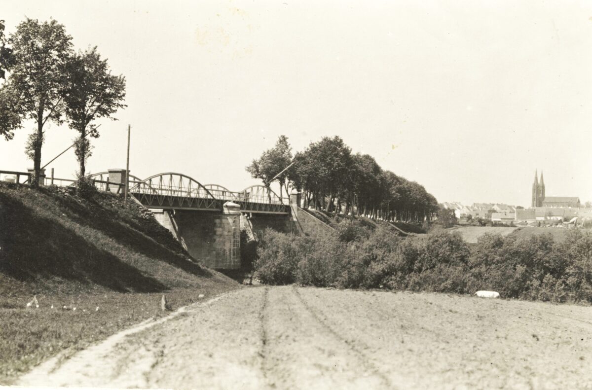 Lietuvos ir Vokietijos siena. Tiltas per Širvintą. Apie 1925 m. 