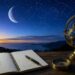 Dylantis Mėnulis virš žvaigždėto dangaus simbolizuoja strateginį mąstymą, planavimą ir astrologines liepos 1-osios prognozes