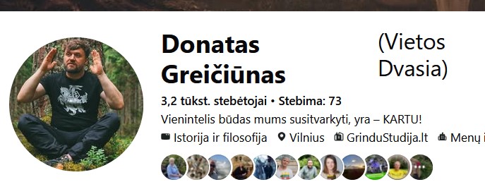 Donato Greičiūno FB logotipas