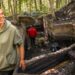 Archeologė Miglė Urbonaitė-Ubė Kukuliškių piliakalnio archeologinių tyrimų vietoje