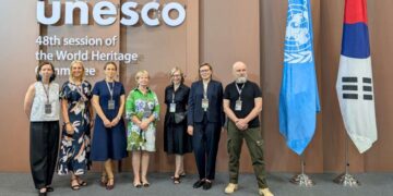 Lietuvos delegacija UNESCO Pasaulio paveldo sesijoje