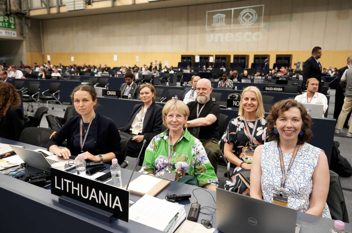 Lietuvos delegacija UNESCO Pasaulio paveldo sesijoje