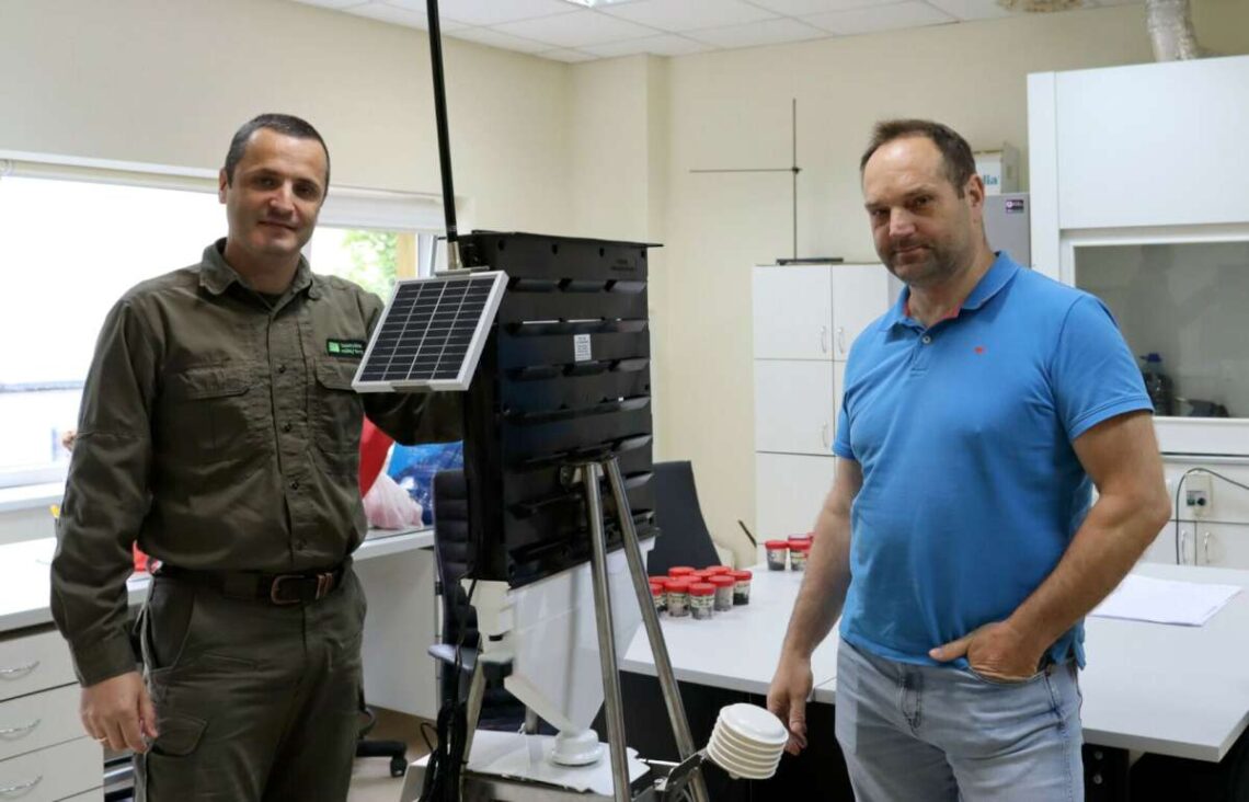 Žievėgraužio tipografo gaudymo ir skaičiavimo stotelė