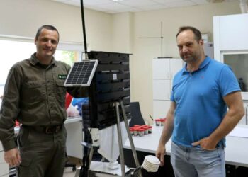 Žievėgraužio tipografo gaudymo ir skaičiavimo stotelė