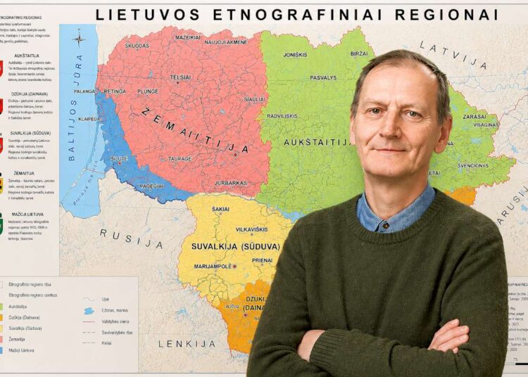 Etnologas dr. Žilvytis Šaknys Lietuvos etnografinių regionų žemėlapyje aptaria Sūduvos ir Suvalkijos pavadinimų vartojimą.