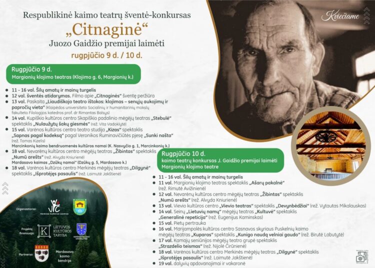 Kaimo teatrų šventė–varžytuvės „Citnaginė“ | punskas.pl nuotr.